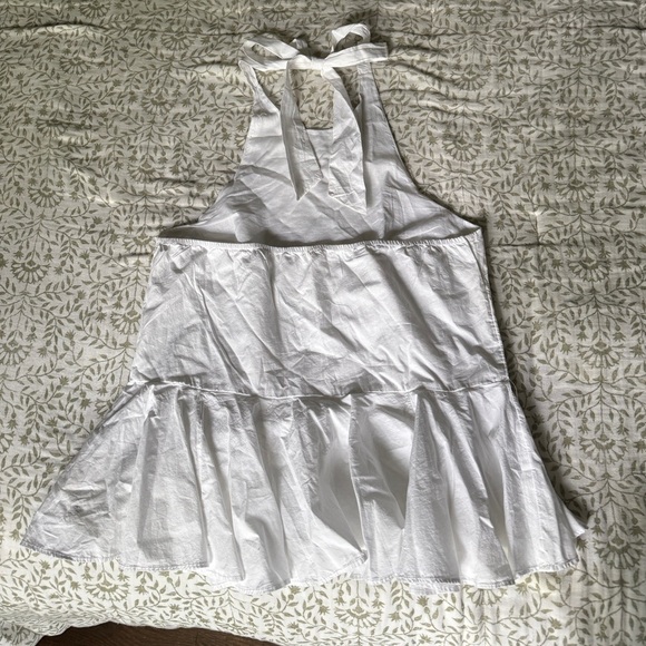 Free People Printemps Moment Halter Ruffle Top White Size M - Picture 5 of 5